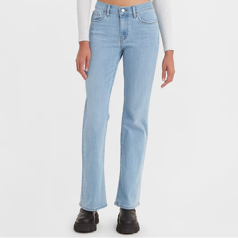 Levi’s classic bootcut; light blue